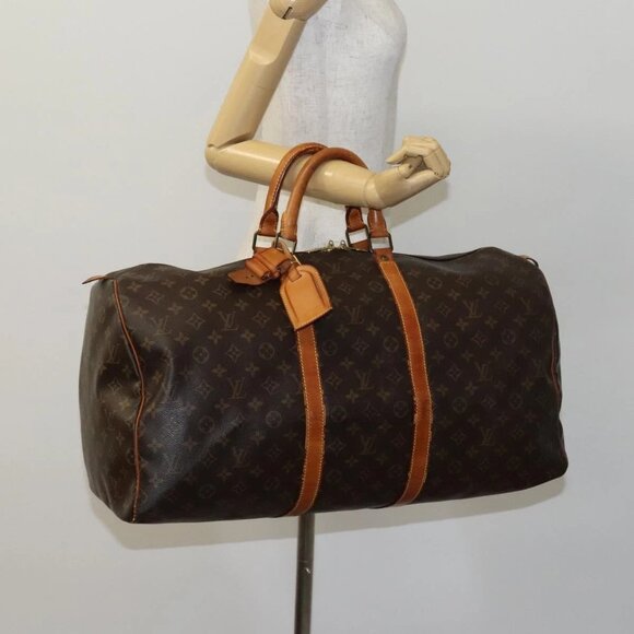 LOUIS VUITTON Monogram Keepall 55 Boston Bag - Picture 1 of 16